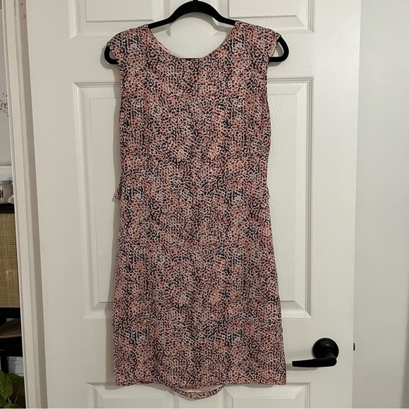 Reiss Ashe Dress Pink and Blue Print - Picture 6 of 16